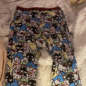 Hello Kitty Sanrio Pajama Bottoms - multicolor